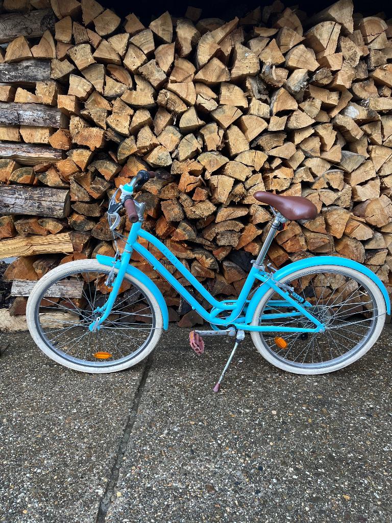 Vélo décathlon 24pouces filles, Comme neuf, Enlèvement, BTwin Décathlon, Frein sur jante