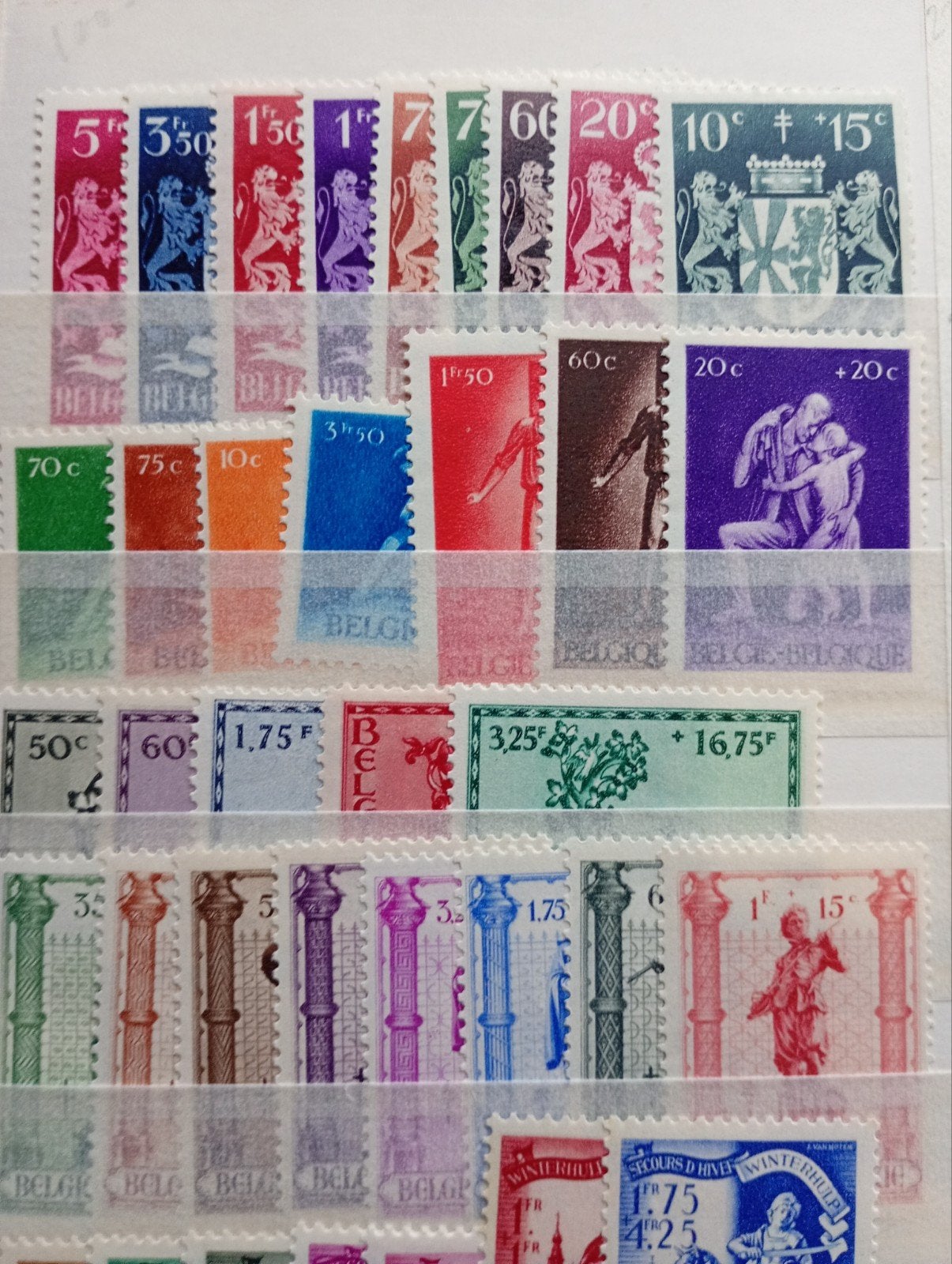 T26) petit lot de timbres belges - état neuf, Sans timbre, Neuf, Enlèvement ou Envoi, Non oblitéré