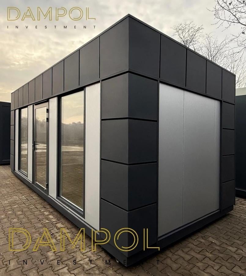 Pavillon modulaire 600 x 300 cm – moderne et élégant