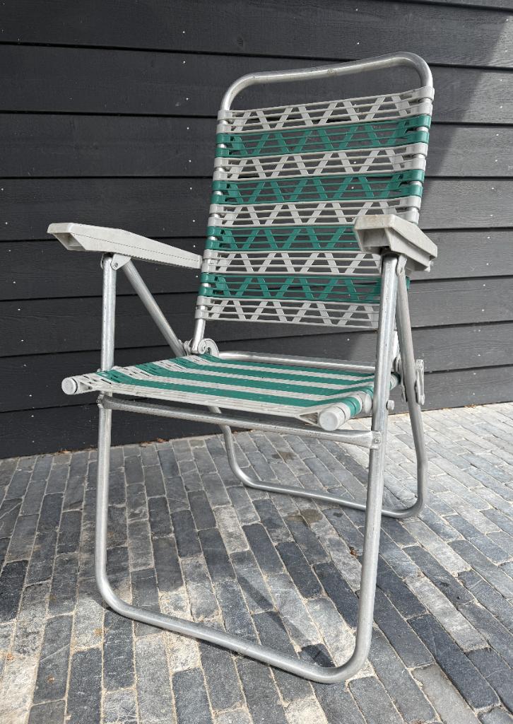 Robuuste plooistoel, 2 stuks, Caravans en Kamperen, Kampeermeubelen, Ophalen, Gebruikt, Campingstoel