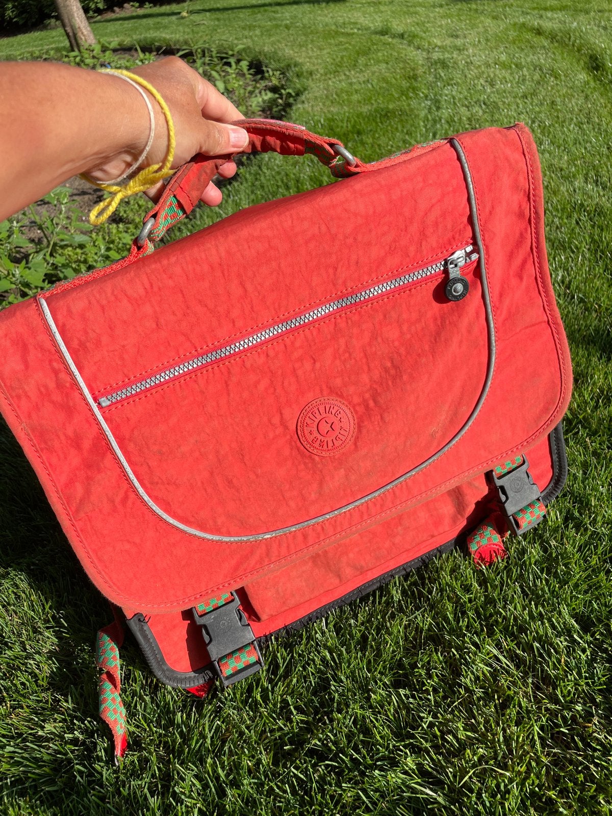 Boekentas Kipling, Enlèvement, Utilisé, Rouge, Porte-documents ou Cartable