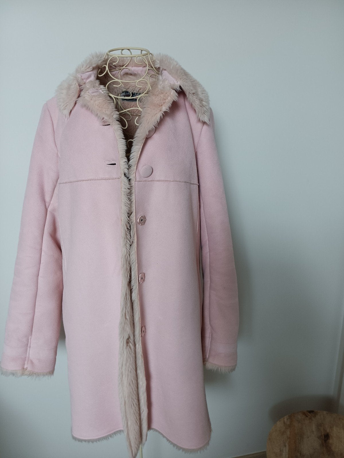 Imitatiebont mantel Riverwoods smal 36 38, Kleding | Dames, Jassen | Winter, Ophalen of Verzenden