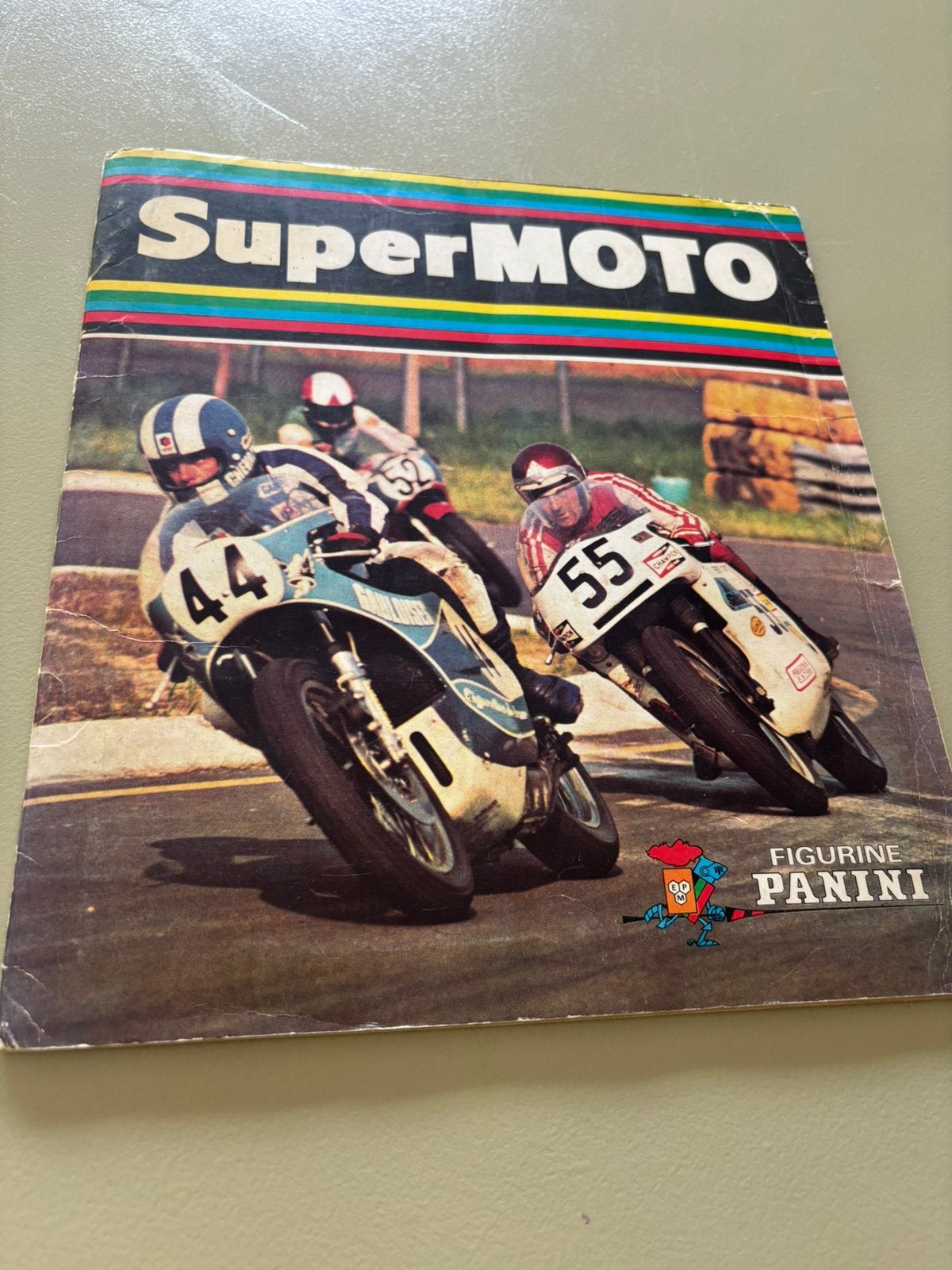 SuperMoto figurine panini 1975, Enlèvement ou Envoi, Utilisé