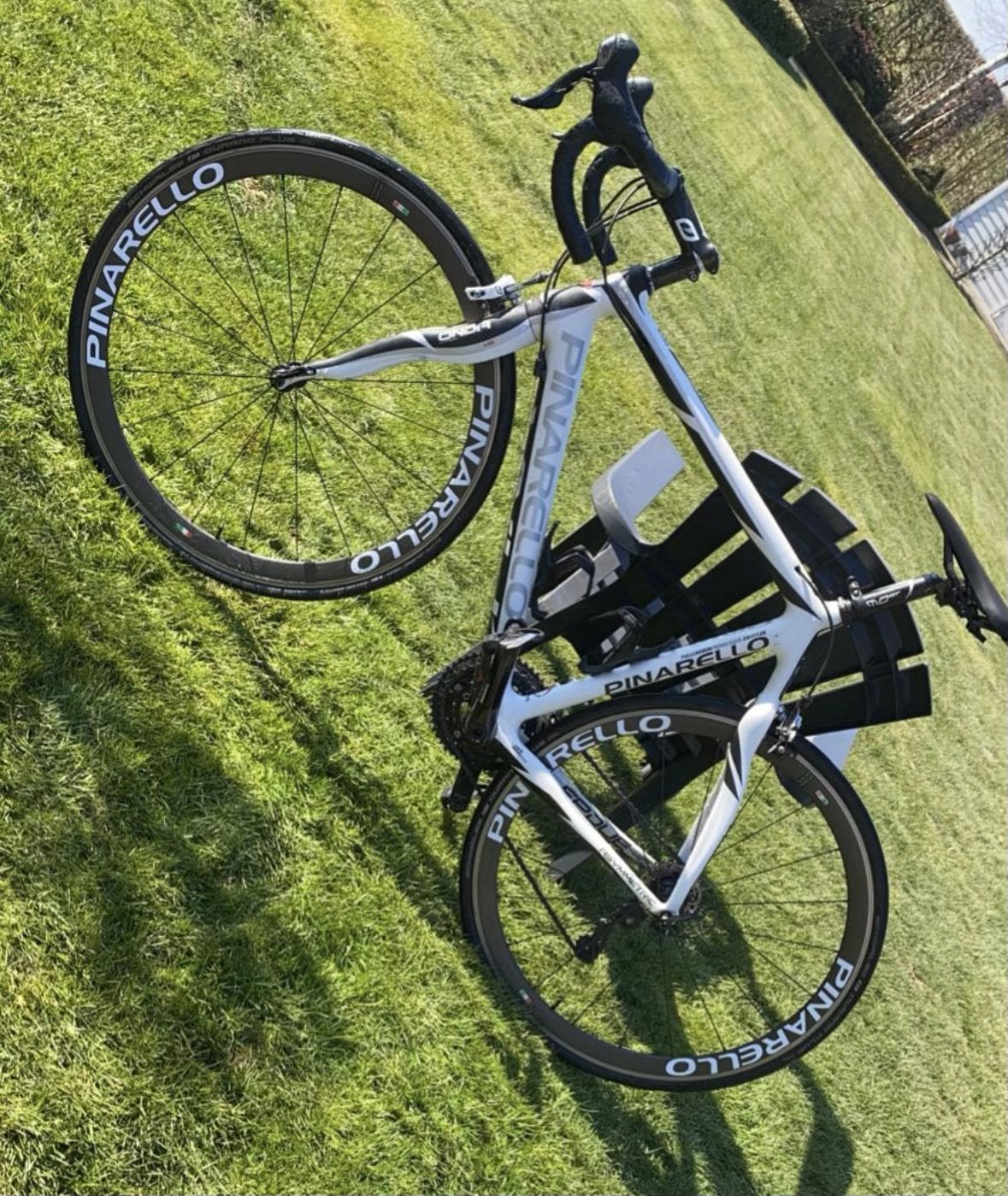 Pinarello FP Due racefiets, Fietsen en Brommers, Gebruikt, Velgrem, 53 tot 57 cm, Ophalen
