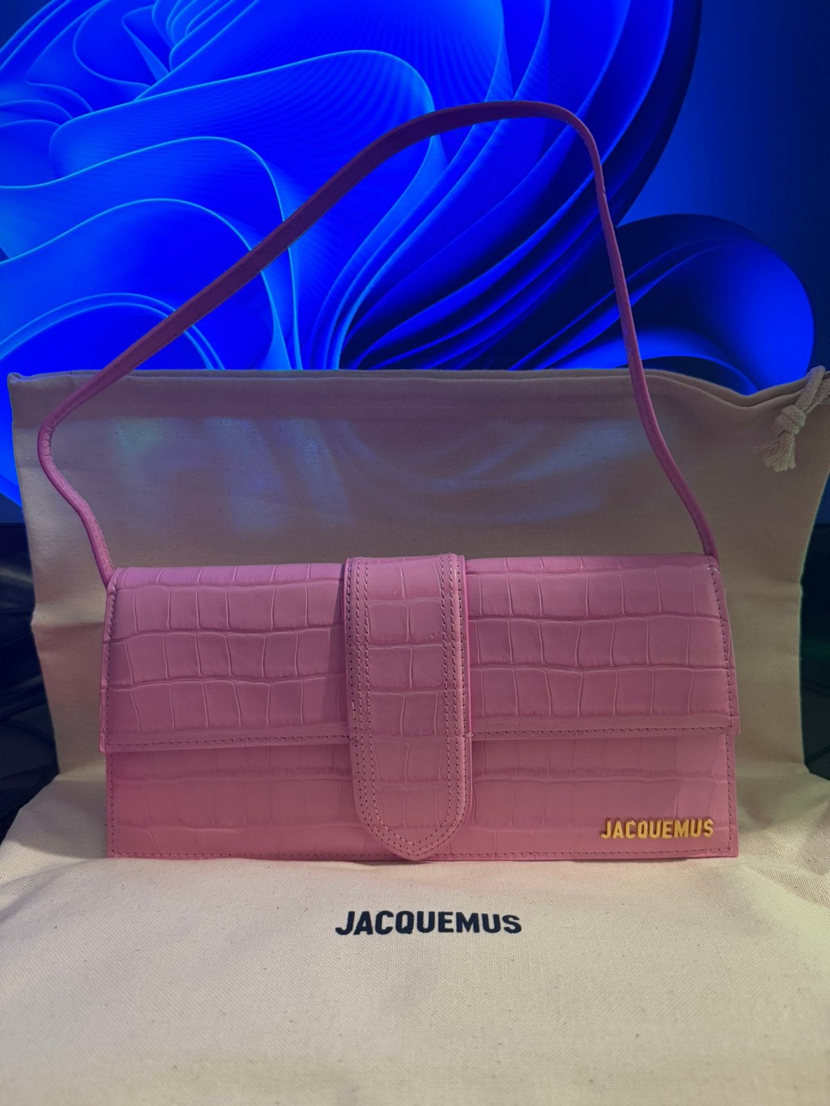 Sac Jacquemus Le Bambino Long, Enlèvement, Comme neuf