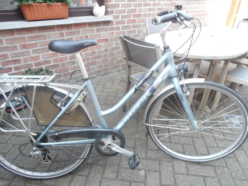 Damesfiets Trek, Fietsen en Brommers, Gebruikt, Velgrem, Versnellingen, 50 tot 53 cm