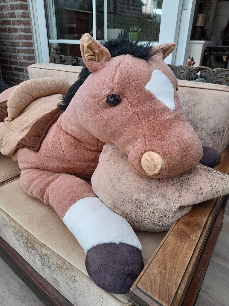 Pluchen paard om mee te spelen GRATIS, Verzamelen, Ophalen