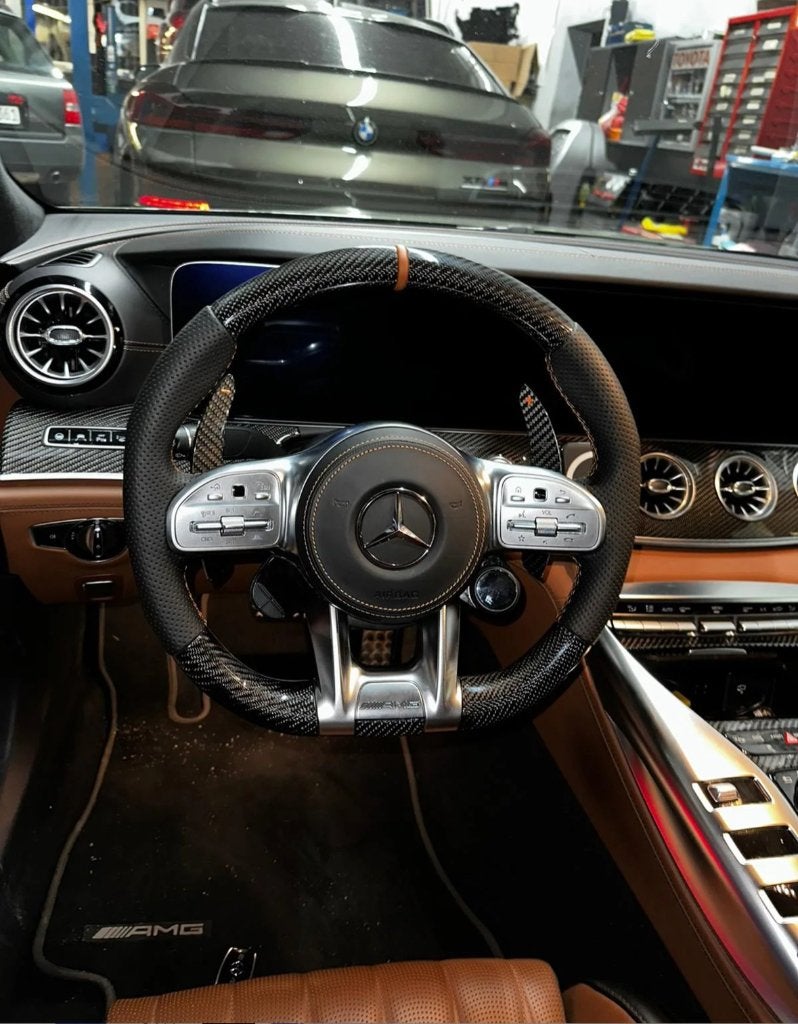 Mise à niveau complète volant en carbone brun Mercedes AMG, Enlèvement ou Envoi, Neuf, Mercedes-Benz