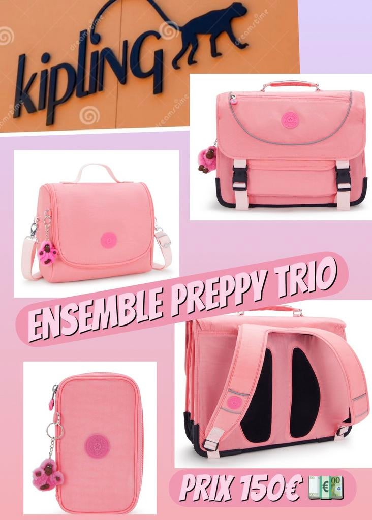 Kipling ensemble preppy, Enlèvement ou Envoi, Neuf