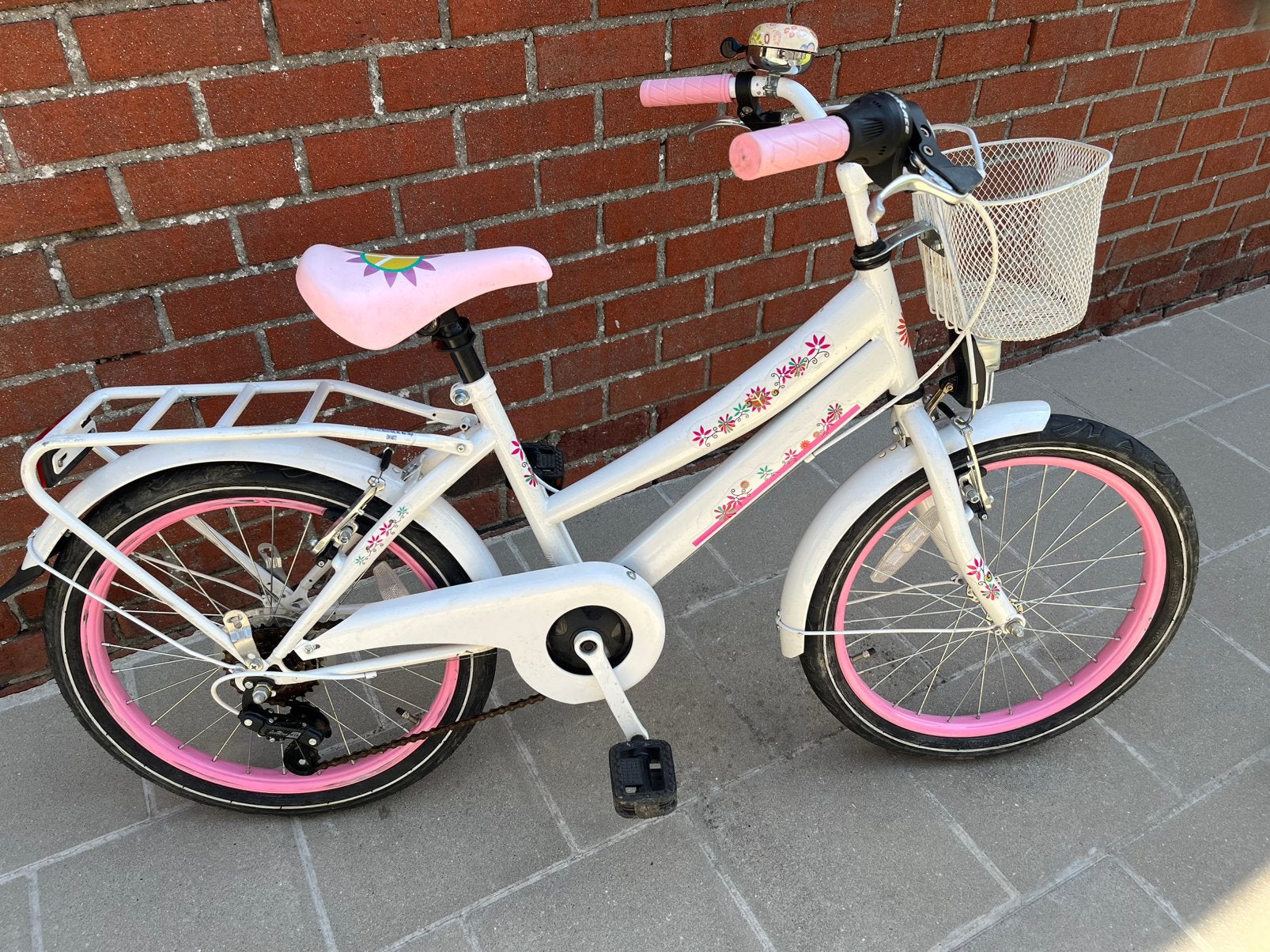 Meisjesfiets 20 inch wielen, Ophalen, Zo goed als nieuw, 20 inch, Versnellingen