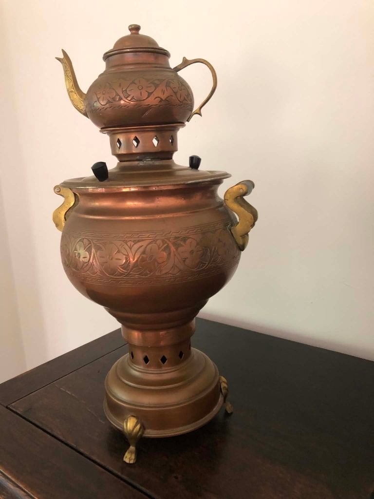 Kopersamovar, Ophalen, Koper