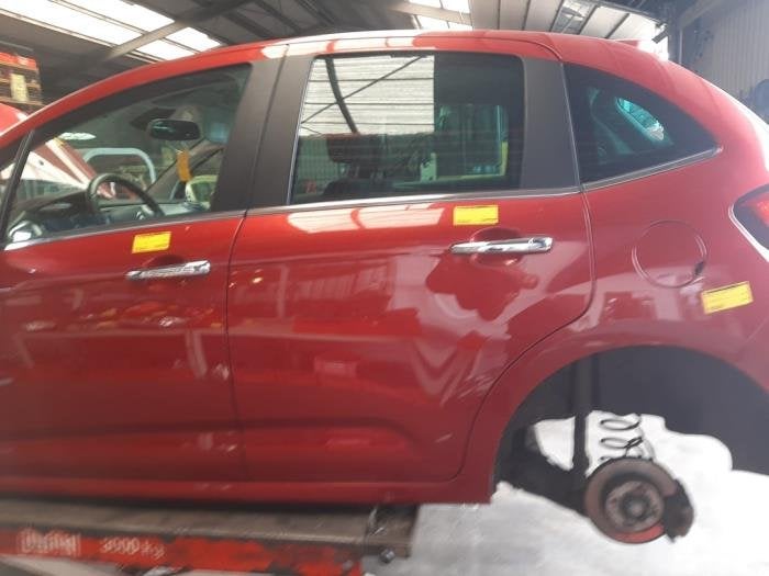 Portière 4portes arrière gauche d'un Citroen C3, -, 3 mois de garantie, Utilisé, Porte