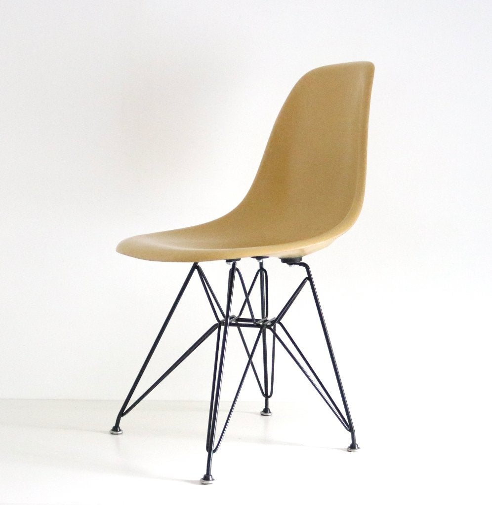 Vintage Eames glasvezel stoel Herman Miller, Enlèvement ou Envoi, Chaise, Marqué