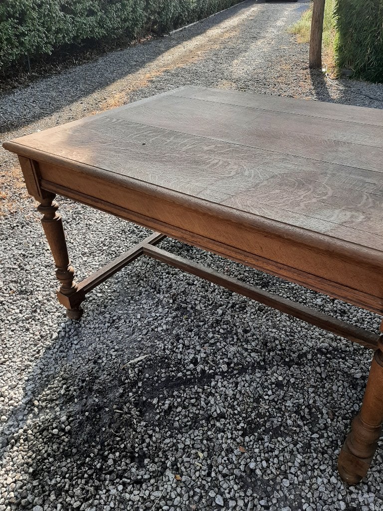 Massief eiken kloostertafel, Antiek en Kunst, Ophalen