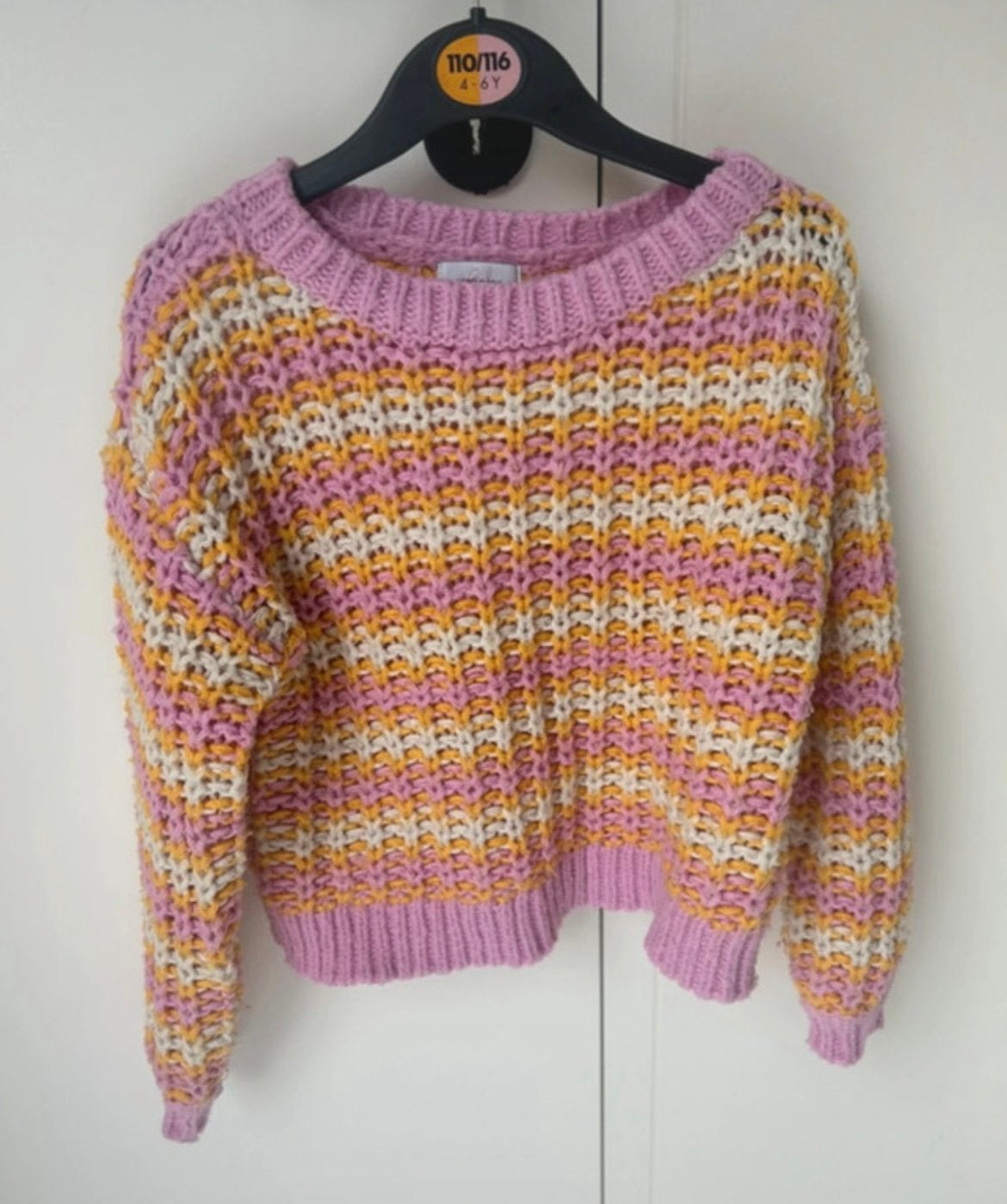 Mooie gestreepte trui - Vero Moda - 7/8 jaar, Kinderen en Baby's, Ophalen of Verzenden, Gebruikt, Meisje, Trui of Vest