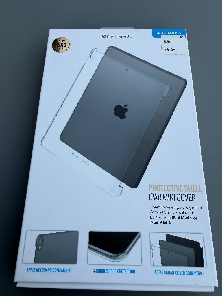 Pipetto Clear Back Cover iPad Mini 5 & Mini 4 - NIEUW, Ophalen, Nieuw, Bescherming voor- en achterkant