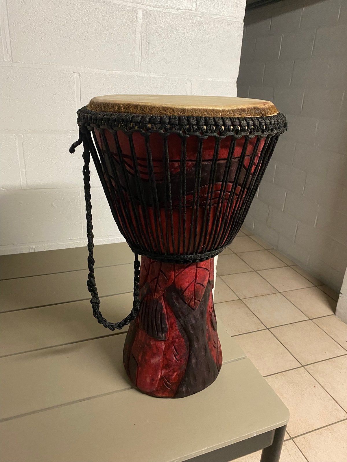Authentieke Djembe uit Ivoorkust, Ophalen, Zo goed als nieuw, Overige soorten