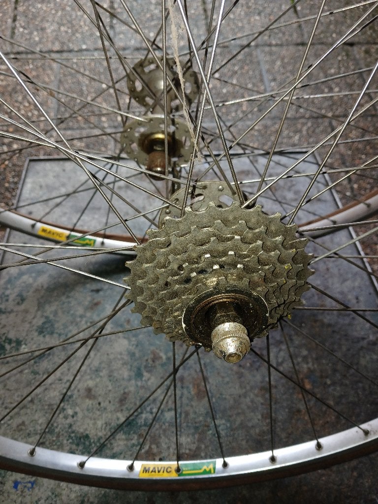 FIETS ONDERDEEL SET WIELEN MAVIC MA2, Enlèvement, Comme neuf, Shimano