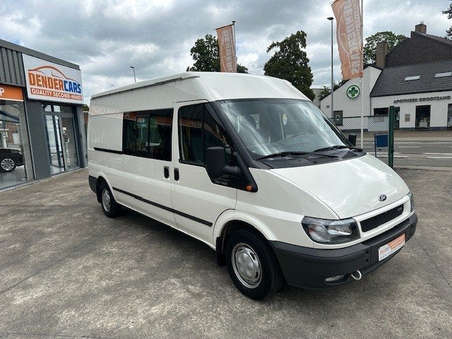 Ford Transit Camperbus, 2.0tdci, Slechts 32.355km's+Garantie, Auto's, Bestelwagens en Lichte vracht, 1998 cc, Wit, Bedrijf, Ford