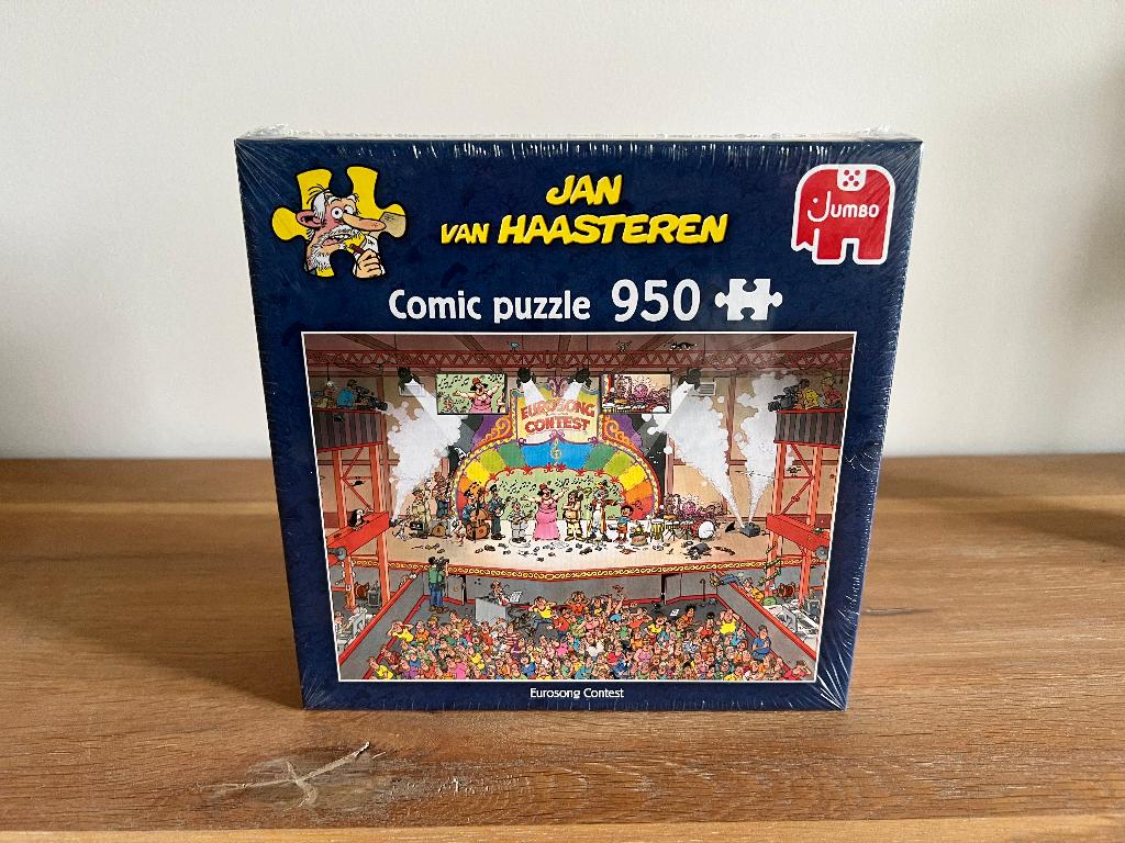 Legpuzzel Jan van Haasteren - Eurosong Contest, Hobby en Vrije tijd, Ophalen of Verzenden, 500 t/m 1500 stukjes, Nieuw, Legpuzzel