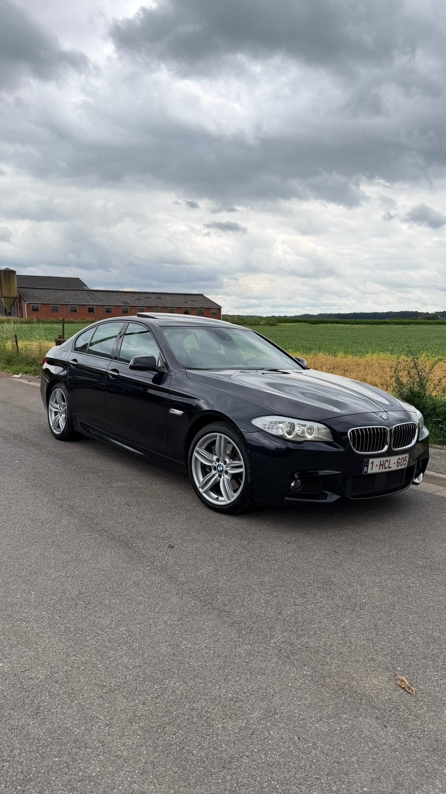 Bmw 535i pack m 158.km, Autos, Cuir, Euro 5, Entretenue par le concessionnaire, Noir