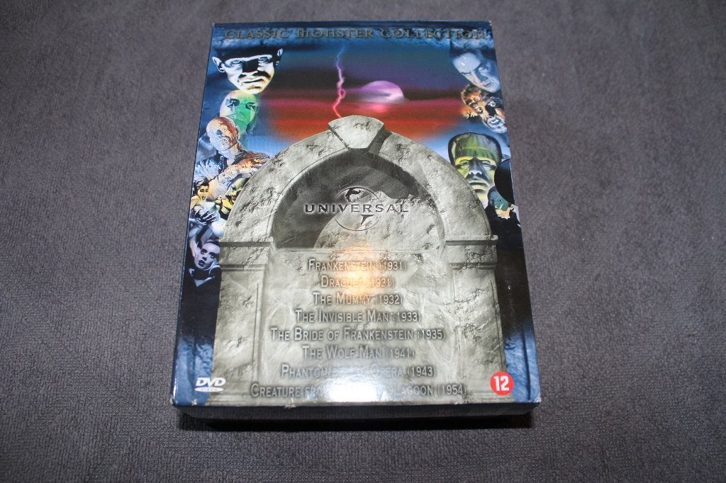DVD The Classic Monster Collection, CD & DVD, Enlèvement ou Envoi, Anglais, Horreur, Néerlandais