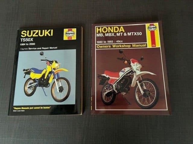 werkplaats handboek Honda MB-MBX-MT&MTX50, Motos, Enlèvement, Honda