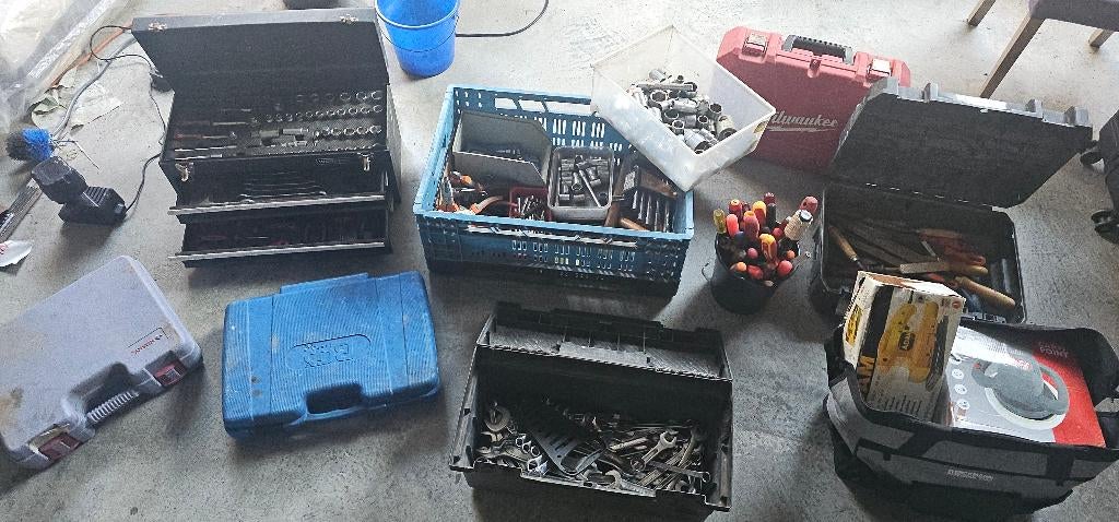 Partij gereedschap, Ophalen, Gebruikt