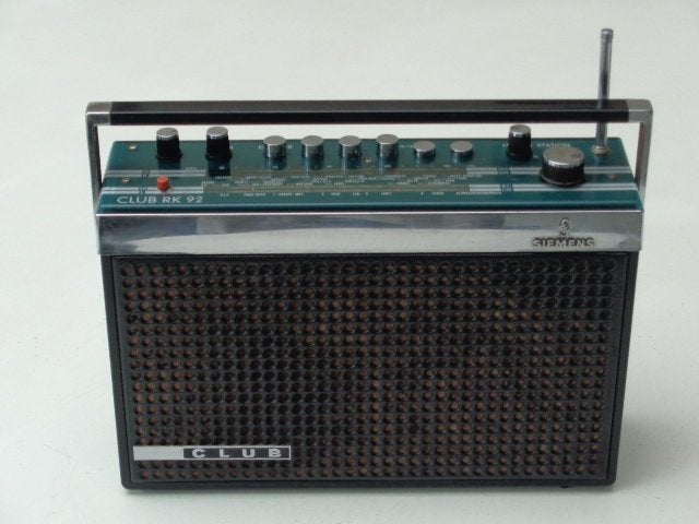 Radio SIEMENS vintage modèle CLUB RK 92 de 1967, Enlèvement ou Envoi, Utilisé, Radio