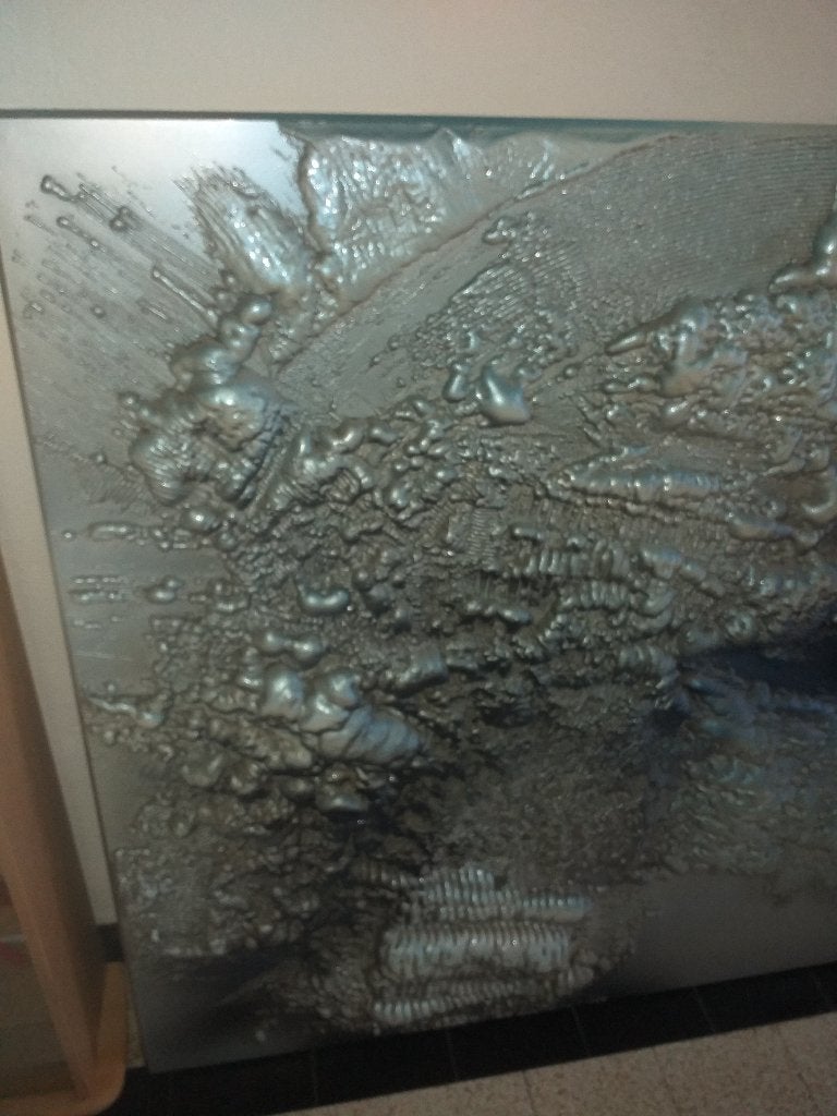Peinture au pistolet/ Air-brush Artiste André Vigneron, Daté, Autres sujets, Panneau, Enlèvement