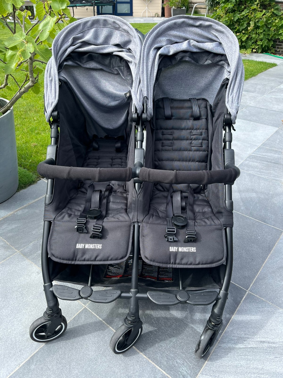 Dubbele buggy, Ophalen, Zo goed als nieuw