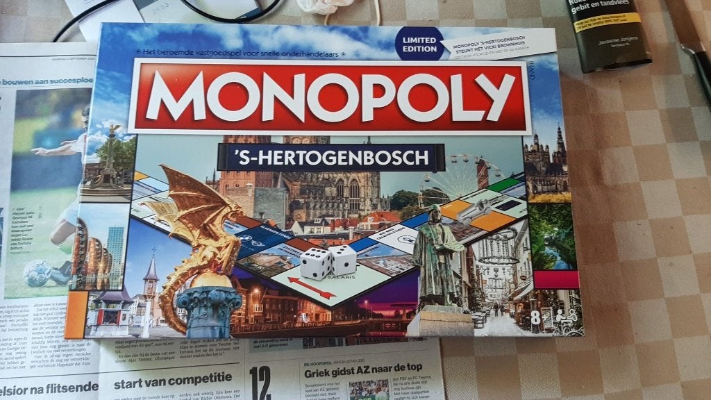 bordspel nieuw Monopoly Hertogenbosch Monopolie, Een of twee spelers, Ophalen of Verzenden, Nieuw, Monopoly