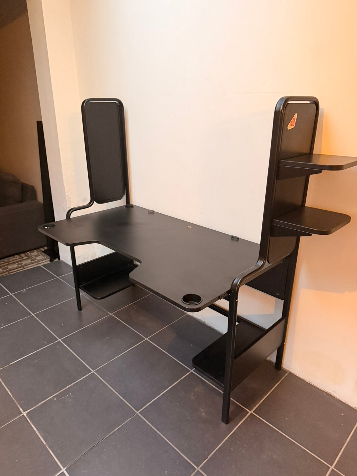 Bureau gaming, Utilisé, IKEA, Industriel, Bois