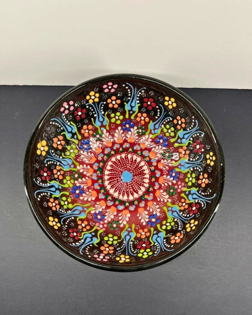 Keramieke schaal kleurrijk design uit Mexico, Ophalen of Verzenden