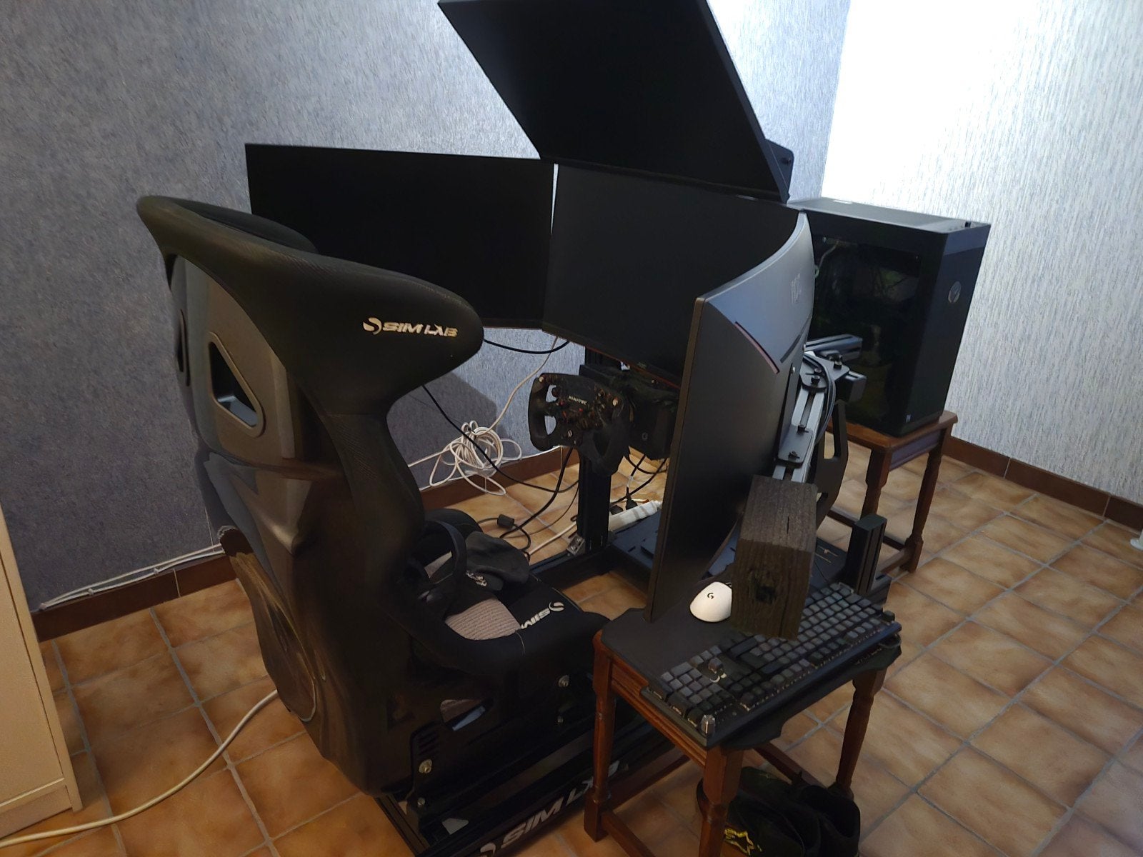 Simracing setup, Ophalen, Overige merken, Zo goed als nieuw