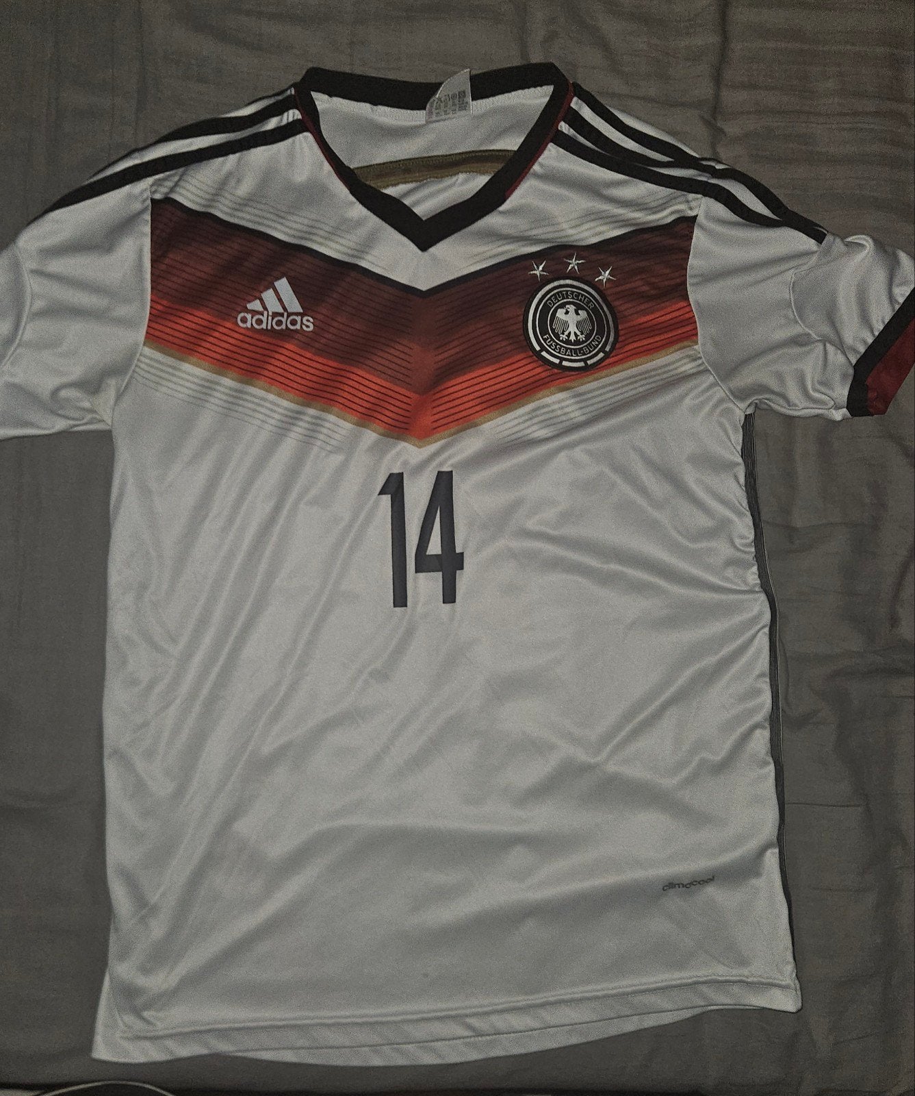 Great Germany shirt based on the 2014 World Cup-winning kit, Maat M, Ophalen of Verzenden, Zo goed als nieuw, Shirt