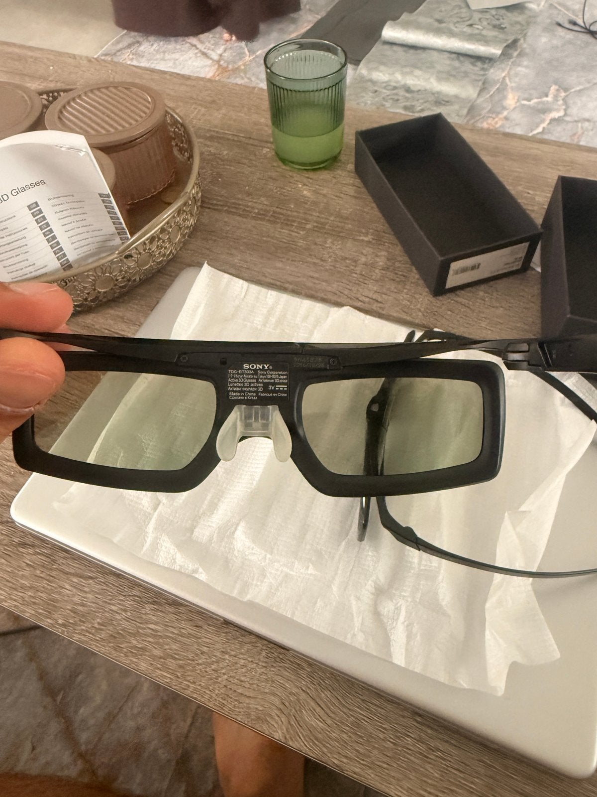 Sony 3d bril, Ophalen of Verzenden, Zo goed als nieuw