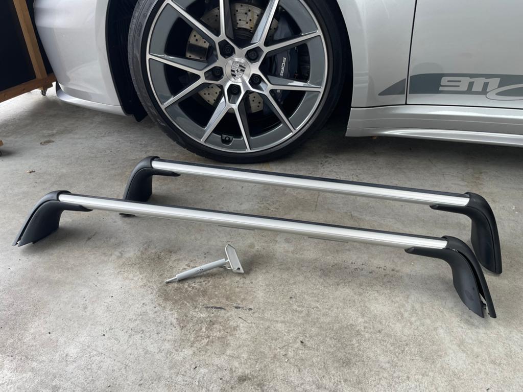 Barres de toit Porsche 991 et 992, Auto diversen, Dakdragers, Zo goed als nieuw, Ophalen of Verzenden