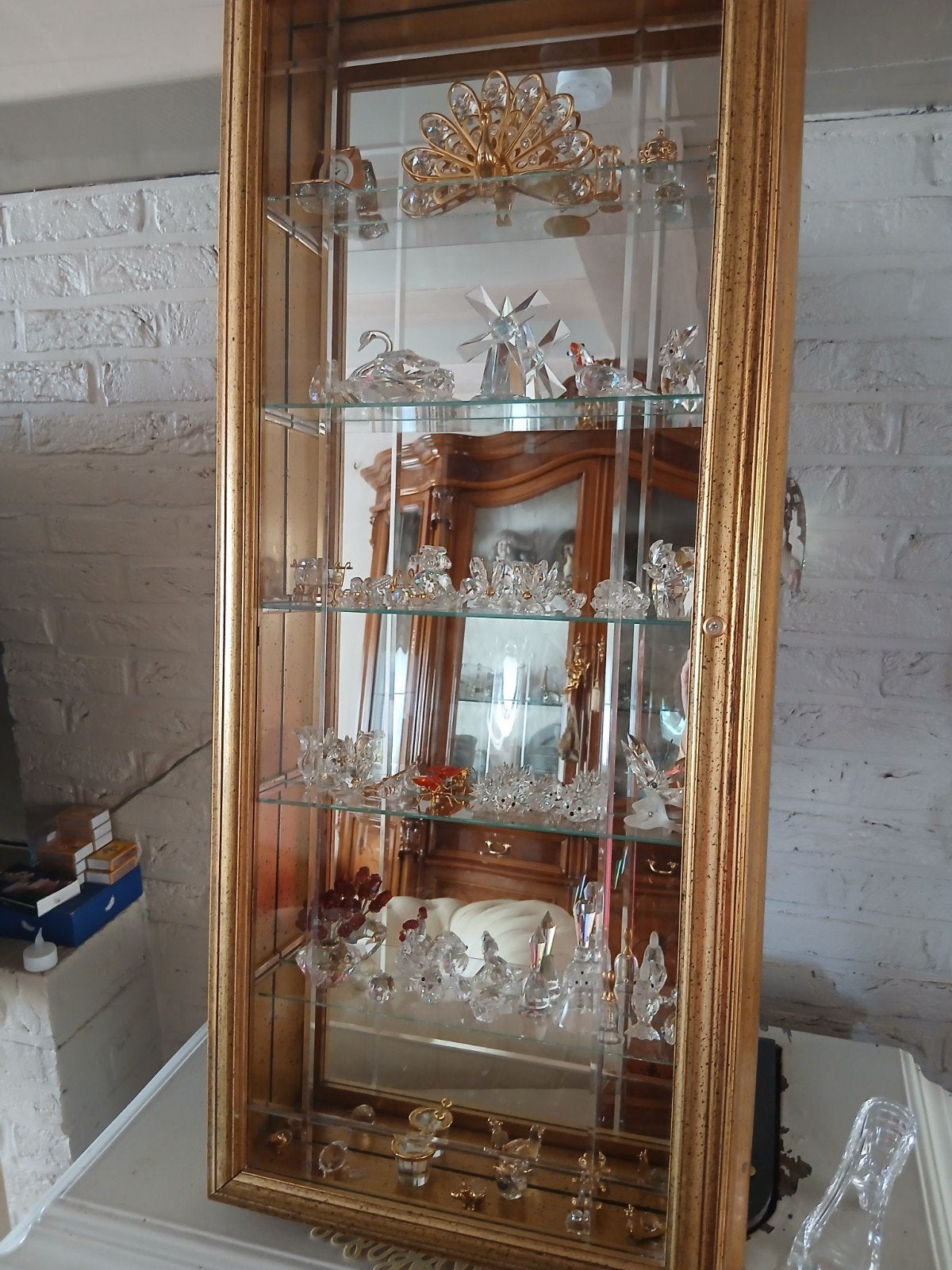 prachtig vitrine kast, Verzamelen, Ophalen