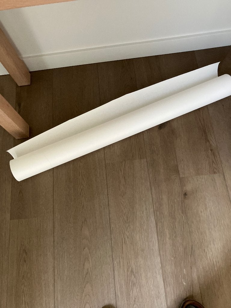 Vliesbehang, Ophalen, Vliesbehang, Wit, Effen