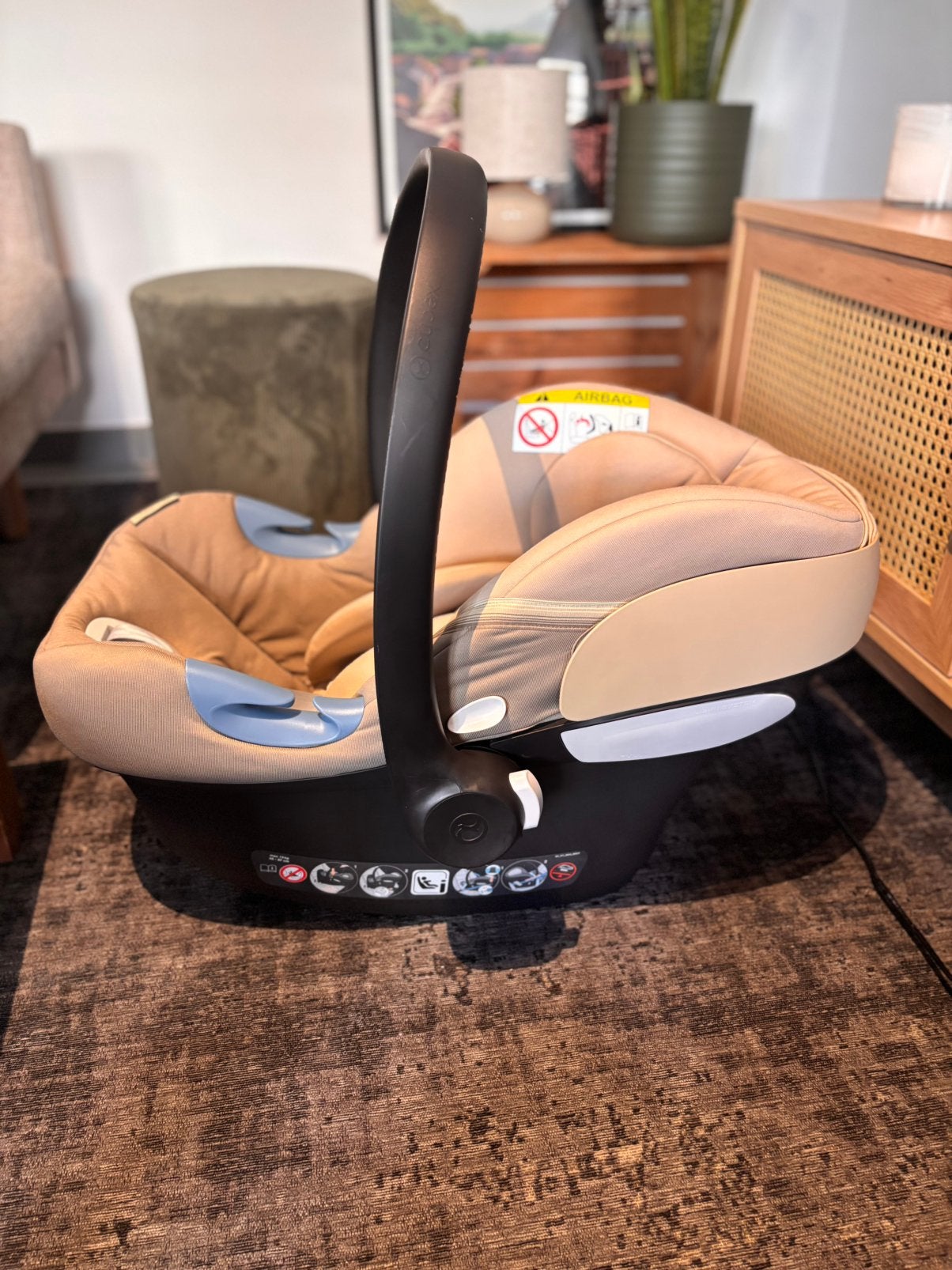 Siège auto - Cybex Aton M i-Size, Kinderen en Baby's, Autostoeltjes, Zo goed als nieuw, Verstelbare rugleuning, Ophalen