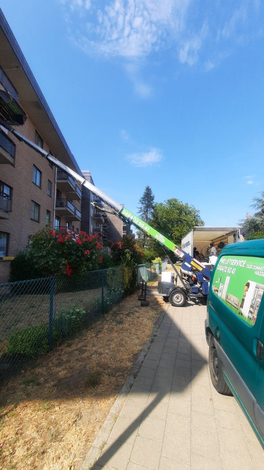 verhuislift met bediening