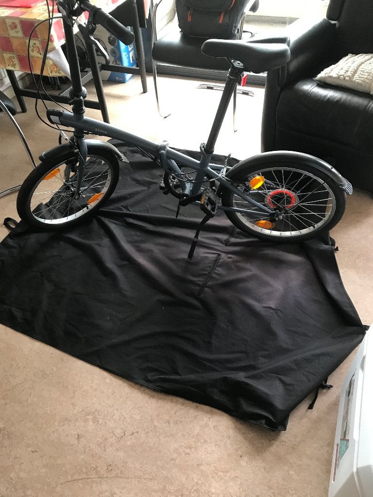 OPVOUWBARE FIETS, Fietsen en Brommers, Velgrem, 14 tot 16 inch, Versnellingen, Zo goed als nieuw