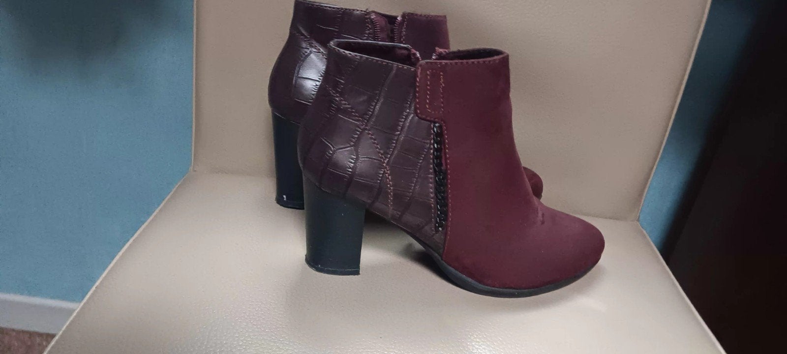 Bordeau enkellaarsjes maat 39, Kleding | Dames, Ophalen