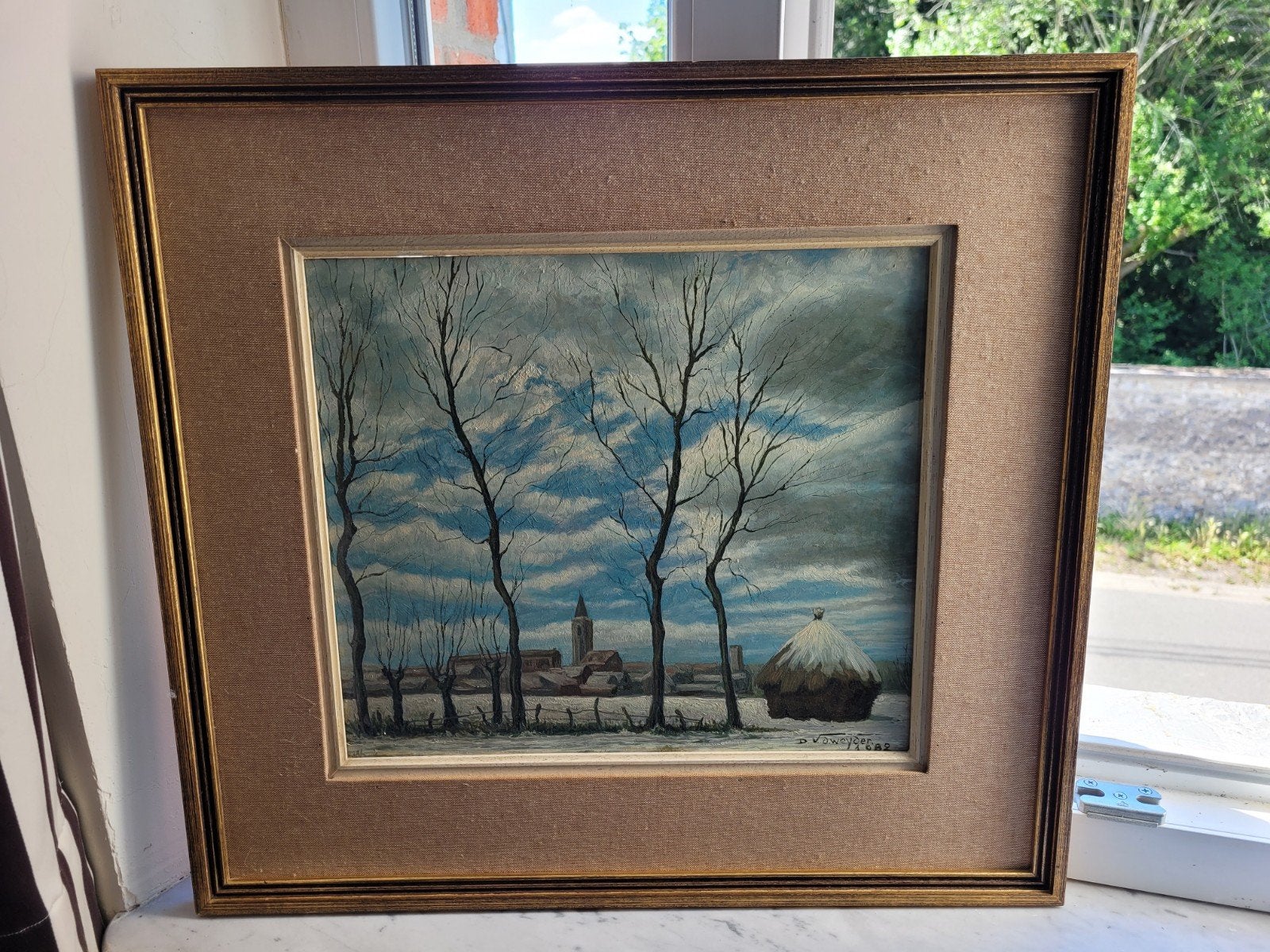 Paysage hivernal, Enlèvement, Paysage