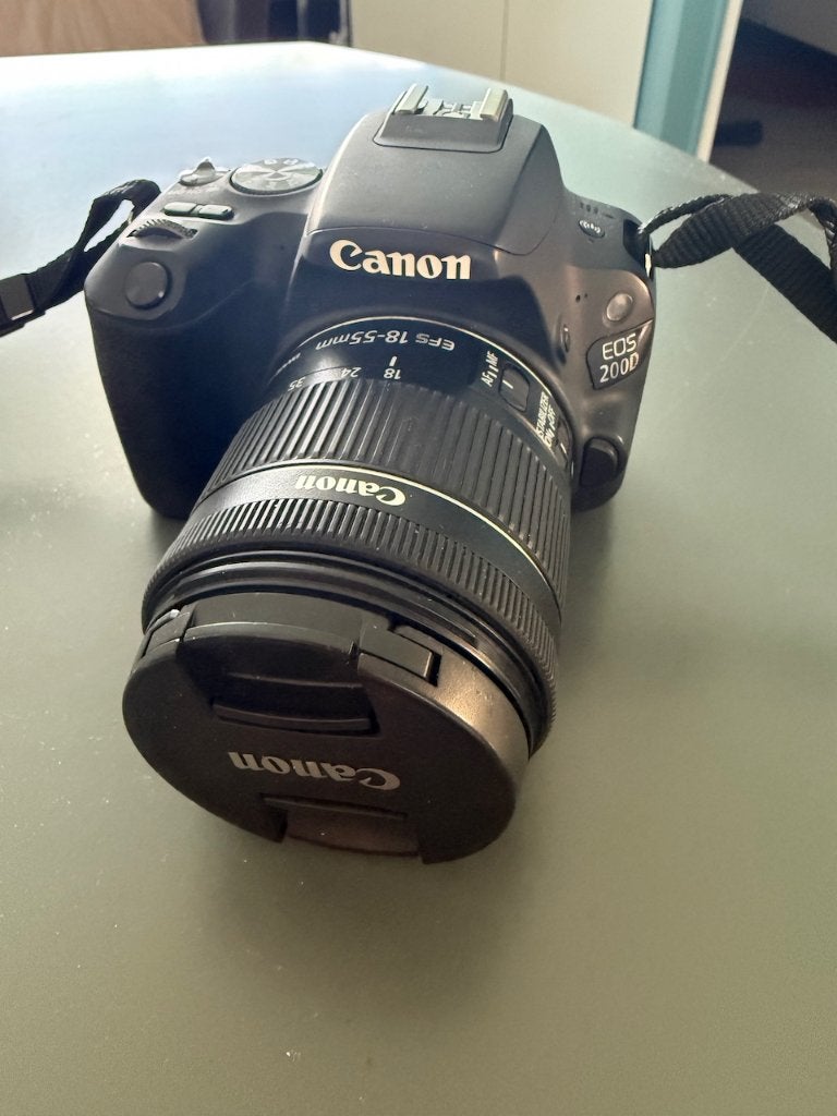 Canon 200d + 18/55 kitlene, Ophalen, Gebruikt, Canon, 24 megapixels