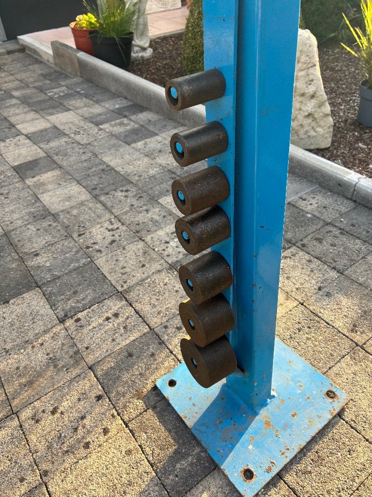 ijzer plooimachine, Ophalen