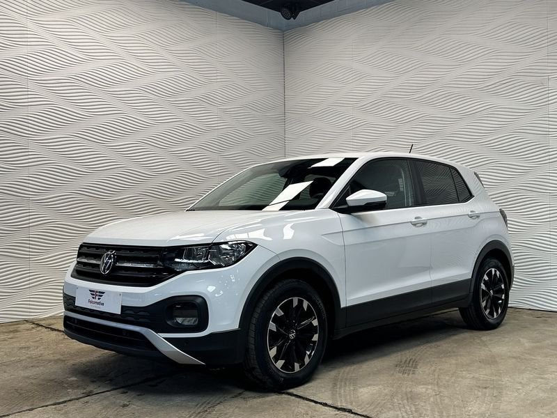 Volkswagen T-Cross 1.0 TSI*CARPLAY*CAMERA*CRUISE*AIRCO*, Entreprise, Boîte manuelle, Noir, 5 portes