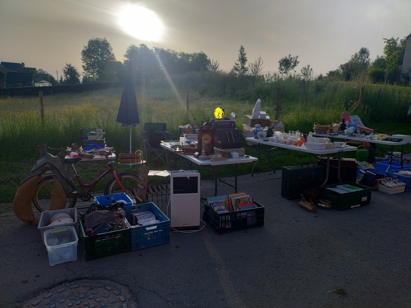 Lot de brocante, Enlèvement