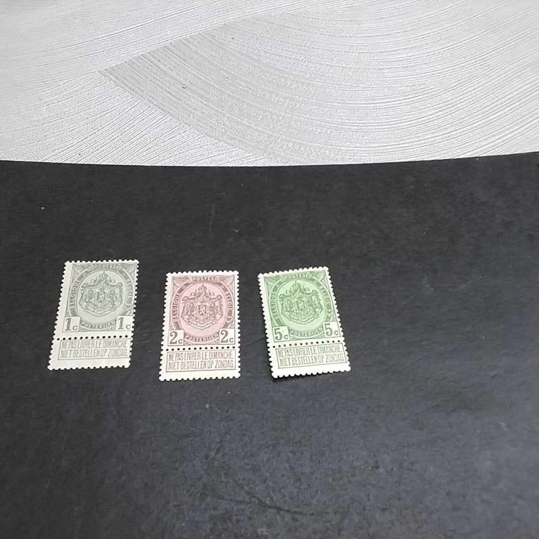 BELGIE 81/83 scharnier met cote 39,00 €, Ophalen of Verzenden